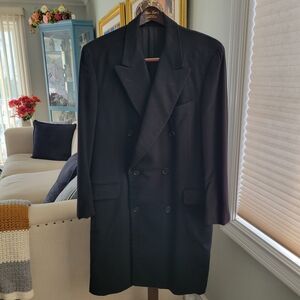 Cantarelli Elegant Black Pea Coat